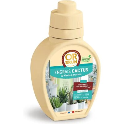 Engrais cactus biologique OR BRUN - 250 ml - Publicité Engrais cactus biologique OR BRUN - 250 ml - Publicité