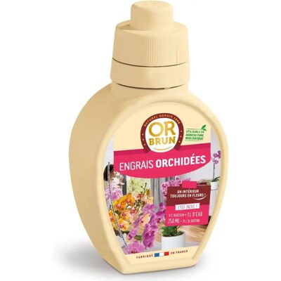 Engrais pour orchidées OR BRUN 250ml - Publicité Engrais pour orchidées OR BRUN 250ml - Publicité