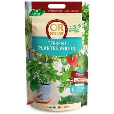 Brun Modèle OBRTCDPLTVER4 - Terreau à rempoter - 4 L - Publicité Brun Modèle OBRTCDPLTVER4 - Terreau à rempoter - 4 L - Publicité