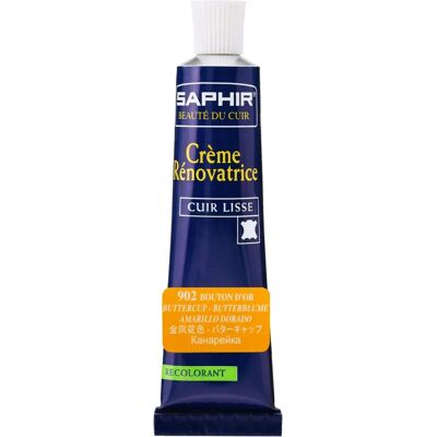 Saphir Beaute du Cuir Creme Renovatrice - Gold Bud - 25ml - Crème de soin du cuir - Publicité Saphir Beaute du Cuir Creme Renovatrice - Gold Bud - 25ml - Crème de soin du cuir - Publicité