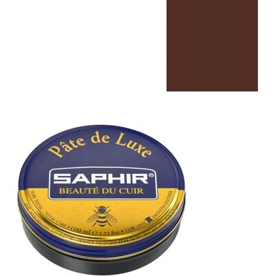 Saphir Beaute du Cuir Cire de luxe Mahogany - Crème pour chaussures Saphir Beaute du Cuir Cire de luxe Mahogany - Crème pour chaussures