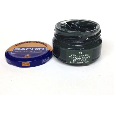 Saphir Beaute du Cuir Modèle 50ml Hunting Green - Crème à chaussure Saphir Beaute du Cuir Modèle 50ml Hunting Green - Crème à chaussure