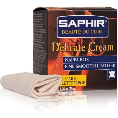 Saphir Medaille Dor 1925 - Crème pour cuir délicat - Publicité Saphir Medaille Dor 1925 - Crème pour cuir délicat - Publicité
