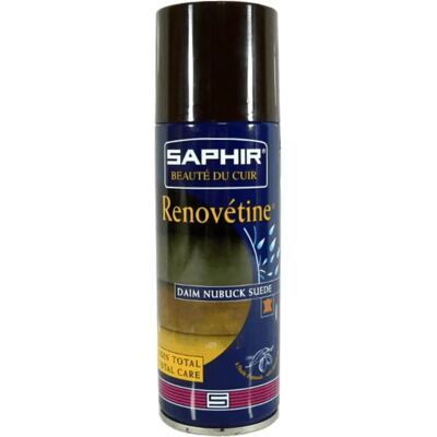 Saphir - Renovateur Suede Nubuk - Vert Foncé - Spray soin - Publicité Saphir - Renovateur Suede Nubuk - Vert Foncé - Spray soin - Publicité