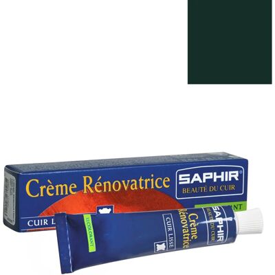 Saphir Crème de Rénovation du Cuir - Vert Foncé - 25ml - Crème Restoratrice de Couleur - Publicité Saphir Crème de Rénovation du Cuir - Vert Foncé - 25ml - Crème Restoratrice de Couleur - Publicité