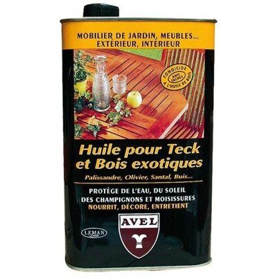 AVÉL Huile pour Teck 1L - Huile pour bois - Publicité AVÉL Huile pour Teck 1L - Huile pour bois - Publicité
