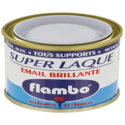 Vernis Flambo 50ml Blanc - Peinture pour toutes surfaces - Publicité Vernis Flambo 50ml Blanc - Peinture pour toutes surfaces - Publicité