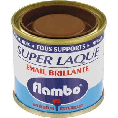 Lacque Brillante Flambo Ton Bois - Peinture 50ml - Publicité Lacque Brillante Flambo Ton Bois - Peinture 50ml - Publicité