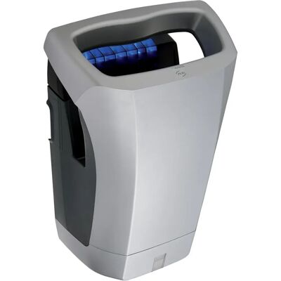 Sèche-mains automatique gris métal JVD - Sèche-mains - Publicité Sèche-mains automatique gris métal JVD - Sèche-mains - Publicité
