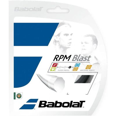 BABOLAT Tennissaite RPM BLAST 12M - Schwarz - Tennissaite BABOLAT Tennissaite RPM BLAST 12M - Schwarz - Tennissaite