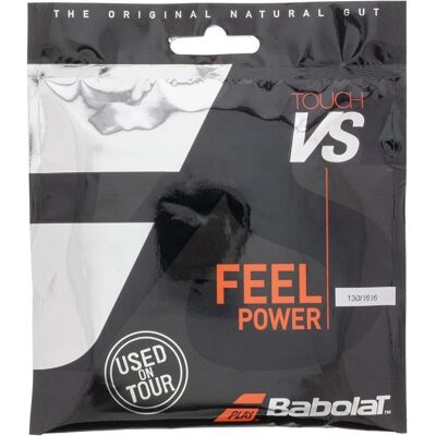 Cordes de tennis Babolat VS Touch Natural 1.30 mm - Tennis Strings - Publicité Cordes de tennis Babolat VS Touch Natural 1.30 mm - Tennis Strings - Publicité
