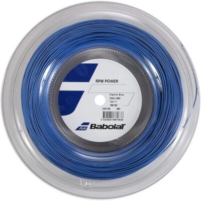 Babolat RPM Power 200m - Electric Blue - Tennissaiten Babolat RPM Power 200m - Electric Blue - Tennissaiten