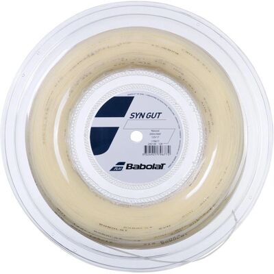 String da tennis Babolat Syn Gut 200 m - Naturale - Comfort elevato String da tennis Babolat Syn Gut 200 m - Naturale - Comfort elevato