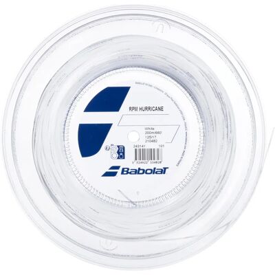 Cuerda de tenis Babolat RPM Hurricane 200m - Blanco - Cuerda de tenis Cuerda de tenis Babolat RPM Hurricane 200m - Blanco - Cuerda de tenis
