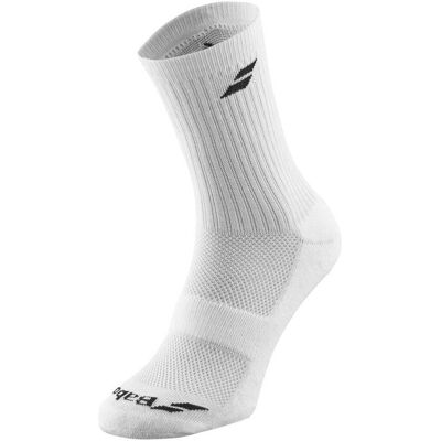 Babolat Białe Skarpety 3-Pak - Skarpety Babolat Białe Skarpety 3-Pak - Skarpety