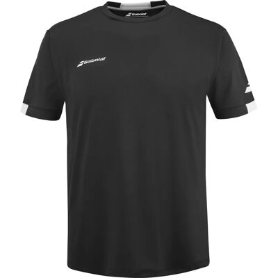 Babolat Black Crew Neck T-shirt - Tennis Clothing Babolat Black Crew Neck T-shirt - Tennis Clothing