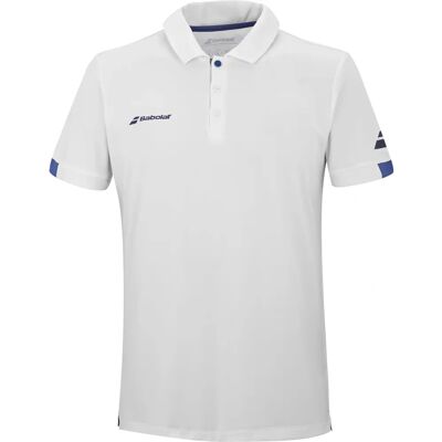 Babolat Play Polo Men - Bianco - Polo Shirt Babolat Play Polo Men - Bianco - Polo Shirt