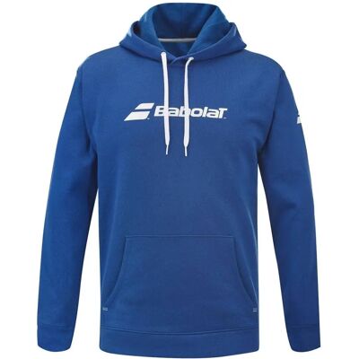 Bluza tenisowa męska Babolat w kolorze sodalit - Exercise Hood Sweat Bluza tenisowa męska Babolat w kolorze sodalit - Exercise Hood Sweat