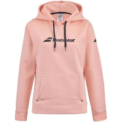 Sudadera con capucha de tenis para mujeres Babolat XS Rosa Naranja Sudadera con capucha de tenis para mujeres Babolat XS Rosa Naranja