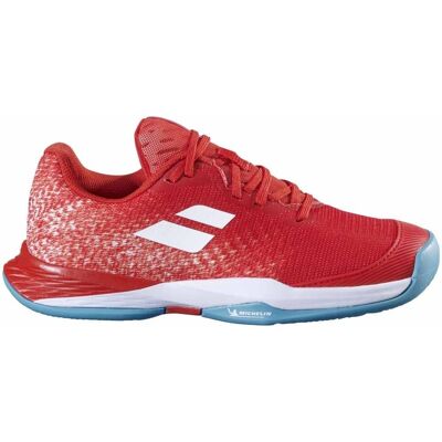 Babolat Jet Mach 3 Clay Junior - Rojo - Zapatillas de tierra batida Babolat Jet Mach 3 Clay Junior - Rojo - Zapatillas de tierra batida