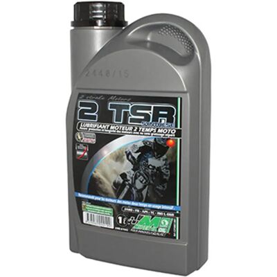 Huile Minerva TSR 100% France Noir 1L - Huile moteur moto - Publicité Huile Minerva TSR 100% France Noir 1L - Huile moteur moto - Publicité