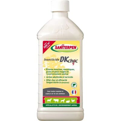 Saniterpen DK Insecticide - Longue durée, pour maison & transport animal - 1L - Publicité Saniterpen DK Insecticide - Longue durée, pour maison & transport animal - 1L - Publicité