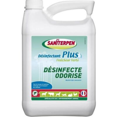 Saniterpen Plus Green Freshness Désinfectant 5L - Désinfectant - Publicité Saniterpen Plus Green Freshness Désinfectant 5L - Désinfectant - Publicité