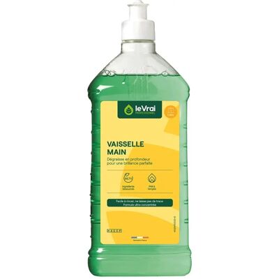 Le Vrai 4111 Liquide Vaisselle - Puissance dégraissante élevée - Publicité Le Vrai 4111 Liquide Vaisselle - Puissance dégraissante élevée - Publicité