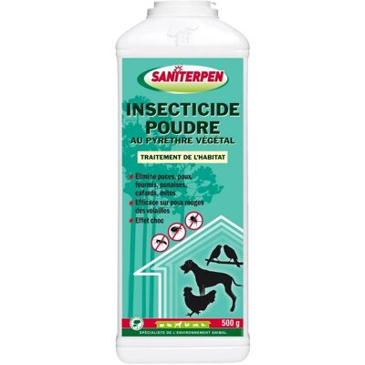 Poudre insecticide Saniterpen - Maison & Animaux - Publicité Poudre insecticide Saniterpen - Maison & Animaux - Publicité