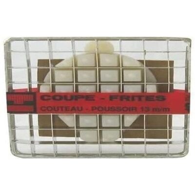 Louis Tellier - Kit couteau et poussoir pour frites - 13x13mm Louis Tellier - Kit couteau et poussoir pour frites - 13x13mm