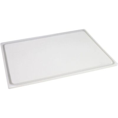 TELLIER Tavola in polietilene con scanalatura 500x300x20 mm - Tagliere TELLIER Tavola in polietilene con scanalatura 500x300x20 mm - Tagliere