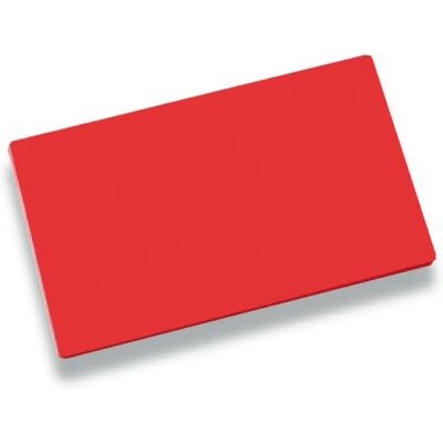Planche en polyéthylène rouge Tellier - 600 x 400 mm Planche en polyéthylène rouge Tellier - 600 x 400 mm