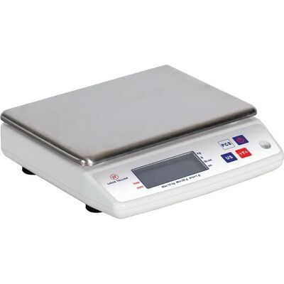 Louis Tellier - Balance électronique professionnelle - 10kg - IP53 - précision 1g - plateau amovible Louis Tellier - Balance électronique professionnelle - 10kg - IP53 - précision 1g - plateau amovible