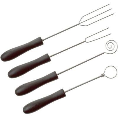 Louis Tellier Modèle ID5000 - Ensemble de 4 fourchettes à chocolat Louis Tellier Modèle ID5000 - Ensemble de 4 fourchettes à chocolat