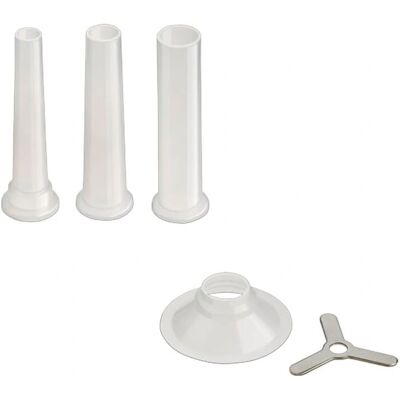 Set d'entonnoirs à saucisses Louis Tellier N4008C-S - Accessoire pour hachoir Set d'entonnoirs à saucisses Louis Tellier N4008C-S - Accessoire pour hachoir