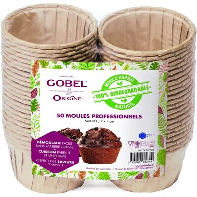 Gobel Modell 7,2 x 4 cm - Muffin Förmchen - 50 st Gobel Modell 7,2 x 4 cm - Muffin Förmchen - 50 st