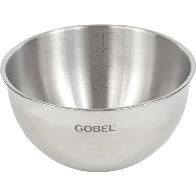 Gobel GL329 Rostfritt stål Cul de Poule - 24cm - Professionell kvalitet Gobel GL329 Rostfritt stål Cul de Poule - 24cm - Professionell kvalitet