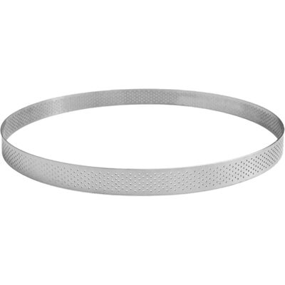 Gobel 220mm perforowany stalowy pierścień do tart - Profesjonalne akcesoria kuchenne Gobel 220mm perforowany stalowy pierścień do tart - Profesjonalne akcesoria kuchenne
