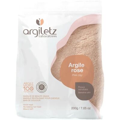 Argiletz Argile Rose Ultra Ventilée - Peaux Sensibles - 200g - Publicité Argiletz Argile Rose Ultra Ventilée - Peaux Sensibles - 200g - Publicité