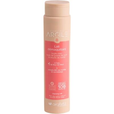 Leche Desmaquillante de Arcilla Rosa Argiletz - 250ml Leche Desmaquillante de Arcilla Rosa Argiletz - 250ml