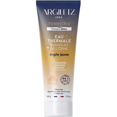 Argiletz Masque à l’argile jaune - Soin détoxifiant naturel - Publicité Argiletz Masque à l’argile jaune - Soin détoxifiant naturel - Publicité