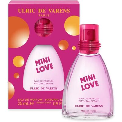 Ulric de Varens Mini Love Eau de Toilette - 25ml Élégance Romantique pour Femmes - Publicité Ulric de Varens Mini Love Eau de Toilette - 25ml Élégance Romantique pour Femmes - Publicité