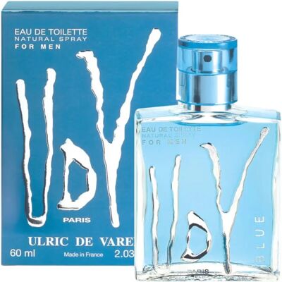 Ulric de Varens UDV Blue Eau de Toilette - Parfum pour homme 60ml Ulric de Varens UDV Blue Eau de Toilette - Parfum pour homme 60ml