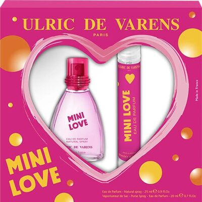 Coffret Parfums Mini Love d'Ulric de Varens - 25ml & 20ml Coffret Parfums Mini Love d'Ulric de Varens - 25ml & 20ml