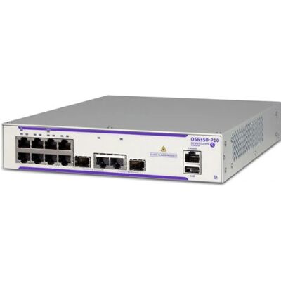 Alcatel OmniSwitch 6350-P10 - Switch géré Layer 3 - 8 ports + 2 SFP - Publicité Alcatel OmniSwitch 6350-P10 - Switch géré Layer 3 - 8 ports + 2 SFP - Publicité