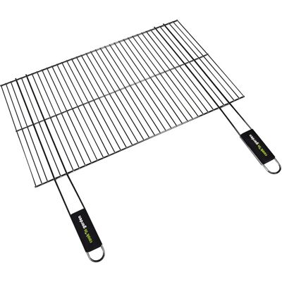 Grille en Acier Chromé Cook'in Garden - 67x40cm - Publicité Grille en Acier Chromé Cook'in Garden - 67x40cm - Publicité