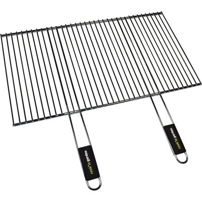 Cookin Garden - Verstelbare stalen grill - Universeel 70x40cm Cookin Garden - Verstelbare stalen grill - Universeel 70x40cm