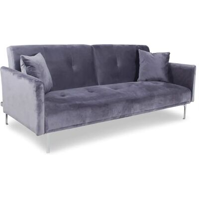 Menzzo - Carla - Velour - 3-seat - Sofa Bed - Publicité Menzzo - Carla - Velour - 3-seat - Sofa Bed - Publicité