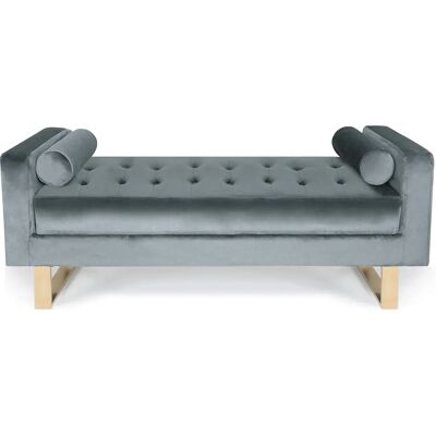 Menzzo Shell Banquette en Velours - Intérieur - Publicité Menzzo Shell Banquette en Velours - Intérieur - Publicité