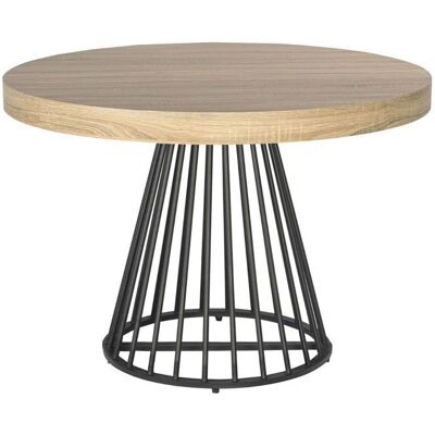 Menzzo - Grivery - Chêne clair naturel - Bois - Table - Publicité Menzzo - Grivery - Chêne clair naturel - Bois - Table - Publicité